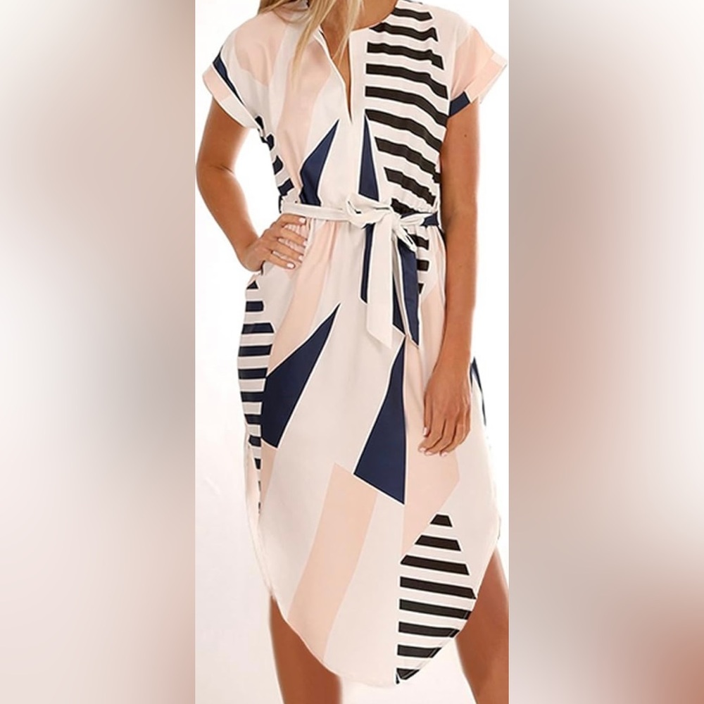 Women’s dress Summer Casual V-Neck